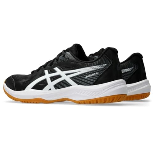 ASICS Men's Upcourt 6 Volleyball Shoes, 9.5, Black/White