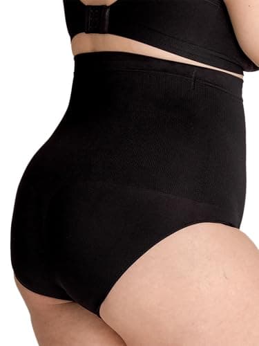 SHAPERMINT Shapewear for Women - Seamless Shapewear Tummy Control Panty, Body Shaper, Tummy Control Underwear for Women Black