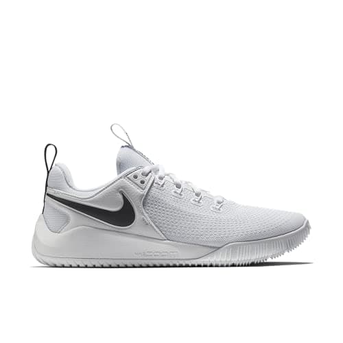 Nike Womens Zoom Hyperace 2 Volleyball Shoe nkAA0286 100 (8.5 M) White/Black