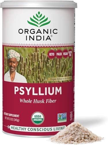 ORGANIC INDIA Psyllium Husk Review 2025: Fibra orgánica que funciona