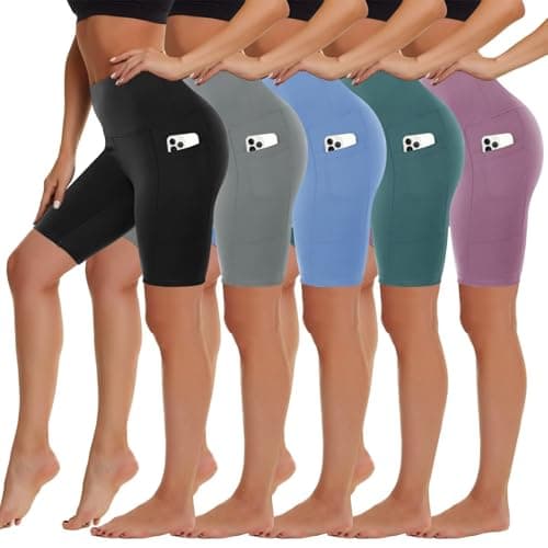 HIGHDAYS 5 Pack Biker Shorts with Pockets Review 2025