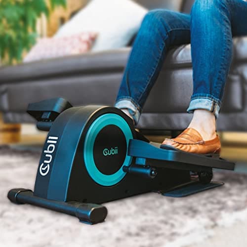 Cubii JR1, Under Desk Elliptical, Bike Pedal Exerciser, Seated Elliptical, Work from Home Fitness, Mini Elliptical Machines for Home Use, Exerciser for Seniors, Desk Exercise, Aqua…
