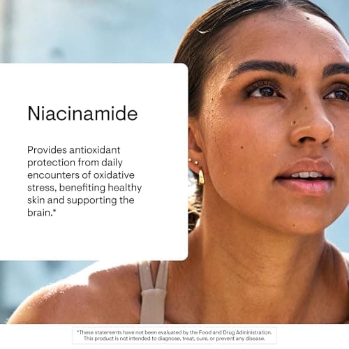 THORNE - Niacinamide - Non-Flushing Form of Vitamin B3 - Supports Skin Health & Provides Cellular Protection* - Niacin Supplement - Third-Party Certified - Gluten, Dairy & Soy-Free - 180 Capsules