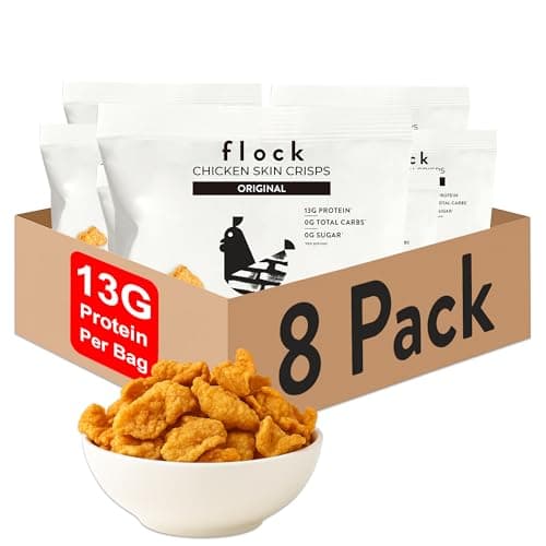Flock Keto Chicken Skin Chips Recensione: lo Snack Proteico Low Carb che Funziona