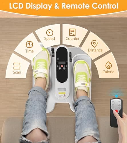 Sitting Exercise Bike​ Elipse Exercise Machine, Recumbent Stepper, Exercise Peddler​ for Elderly Exercise Equipment, Sunny Elliptical, Seated Elliptical Machine, Stationary Foot Pedal Exerciser
