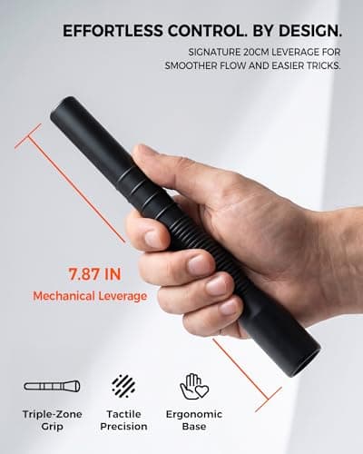 YUEDONG Soft Beaded Jump Rope - World Champion Luke Boon Recommended, Adjustable Tangle-Free, Pain-Free TPU Beads & Anti-Slip Long Handles, Fitness Workout for Adults Kids with Carry Bag(BLACK)