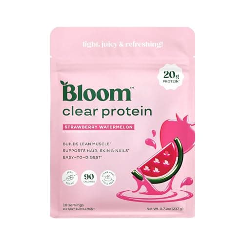 Bloom Whey Clear Protein, Strawberry Watermelon 10ct