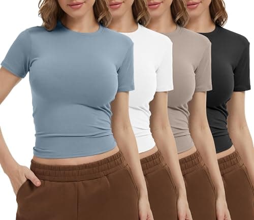 Dalavch 4 Pack Workout Shirts Review – Compression Crop Tops Tested