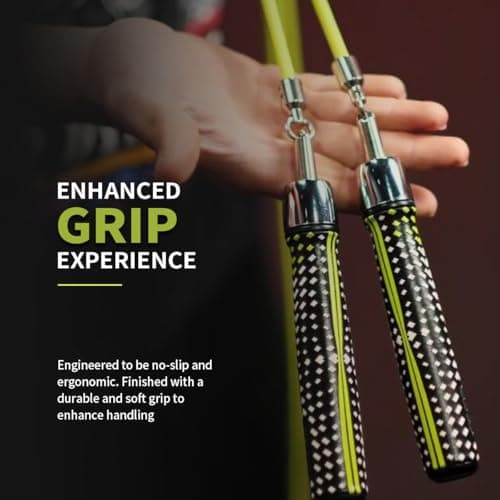 Hererope 1/4LB Weighted Jump Rope For Men Women Fitness - L Size