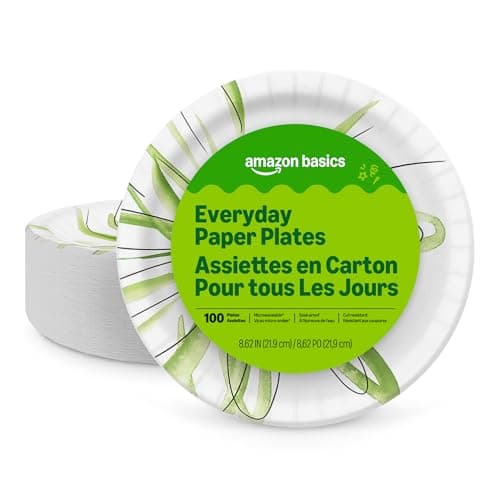 Amazon Basics Assiettes en Papier Jetables : Mon Test Complet