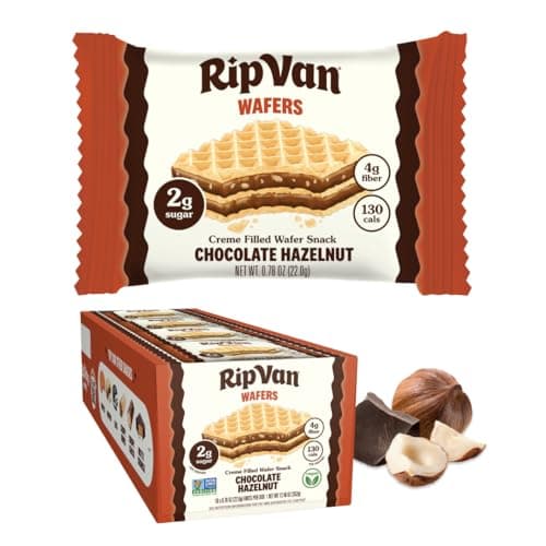 Rip Van Chocolate Hazelnut Wafer Recensione 2025 — Biscotti Keto Basso Zucchero