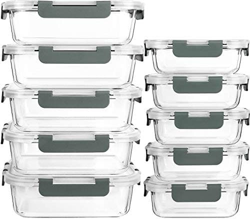 MCIRCO Glass Meal Prep Containers – Recenzja 10-Pak