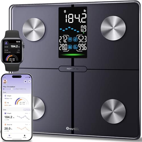 Ovutek Smart Waage Test: 14 Körpermetriken im Praxischeck