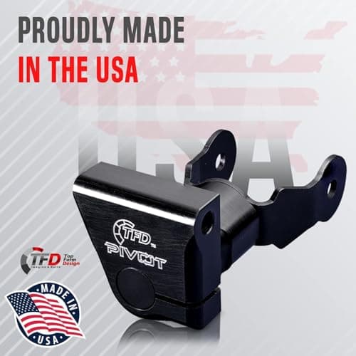 The Pivot for Peloton Bike Screens, Made in USA - 360 Degree of Movement Adjuster | Easily Adjust & Rotate Your Peloton Monitor | Peloton Accessories by TFD