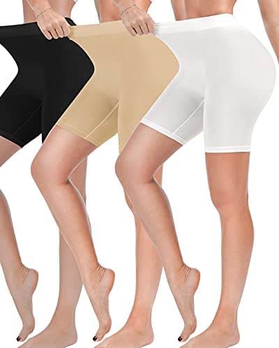 Reamphy Slip Shorts, Comfortable Smooth Yoga Workout Biker Shorts for Women Under Dress - Review 2024