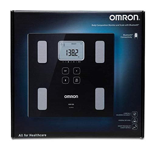 OMRON Body Composition Monitor and Scale - Track Muscle Mass Loss/Gain, Weight, Visceral Fat, BMI - Use OMRON Connect App for Unlimited Storage