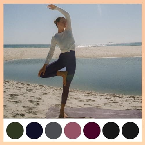 TNNZEET 7 Pack Leggings for Women - High Waisted Yoga Pants Black Leggings Women Full Length & Capri