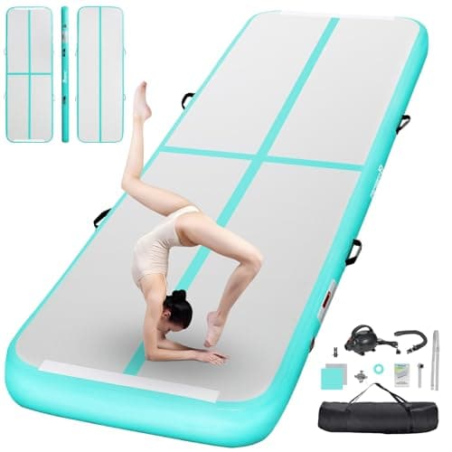 FBSPORT Inflatable Gymnastics Mat Review – Honest 10ft Test