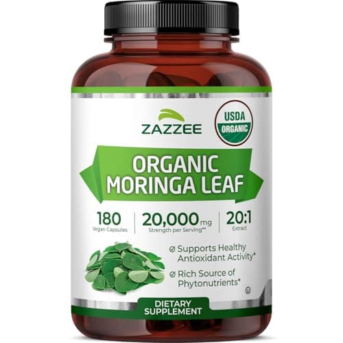 Zazzee Moringa Extract Review: ¿值得买吗？