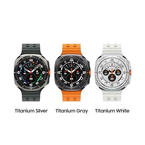 Samsung Galaxy Watch Ultra (2024) 47mm LTE AI Smartwatch w/Energy Score, Wellness Tips, Heart Rate Tracking, Sleep Monitor, Fitness Tracker, GPS, Titanium White [US Version, 1Yr Manufacturer Warranty]