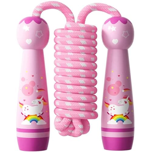 JGM Kids Jump Rope Review – Adjustable Cotton Skipping Rope with Wooden Handles
