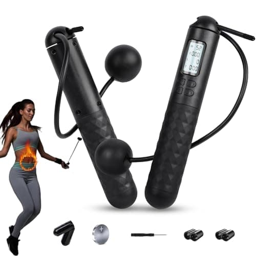Skipping Rope with Counter Review – Cordless Gravity Ball Model