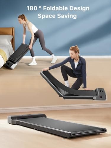 WALKINGPAD Z1 Foldable Walking Pad Treadmill for Home Office, Under Desk Treadmill with Adaptive Speed Control, Compact Design for Small Spaces, No Assembly Needed