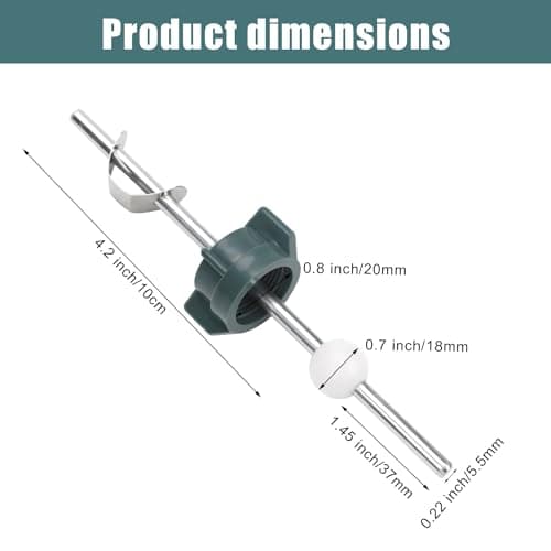 Lavatory Pop Up Center Piece Assembly, Sink Ball/Pivot Rod Replacement Parts Bathroom Sink Drain Repair Kit Compatible with Price Pfister Pop Up Stopper and Other Popular Brands Replacement for PS2673