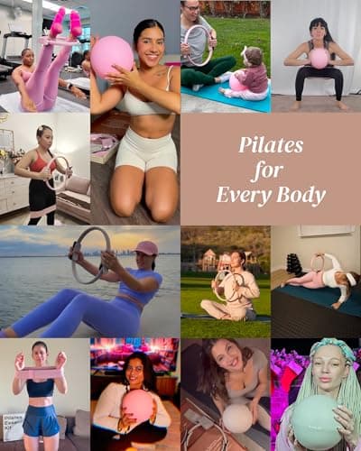 kure.fit Pilates Kit for Women – Home Pilates Equipment Set with Ring, Ball & Resistance Bands | Pilates Starter Kit with Accessories in Gift Box