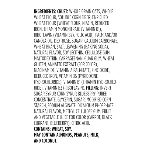 Amazon Grocery, Blueberry Fruit & Grain Cereal Bars, 1.3 Oz, 8 Ct