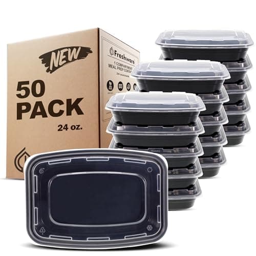 Freshware Meal Prep Containers – nasza recenzja 50 sztuk