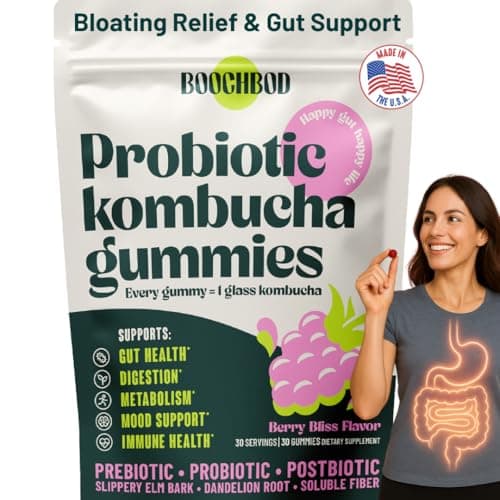 BoochBod Probiotic Kombucha Gummies Review – Do They Actually Work?