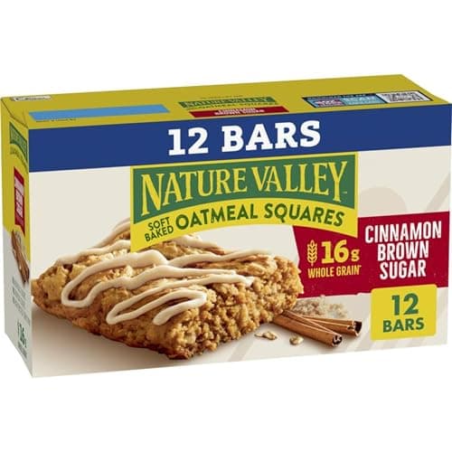 Recensione Nature Valley Soft Baked Oatmeal Squares Cannella e Zucchero di Canna
