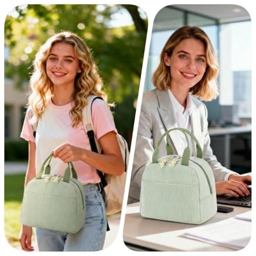 Bluboon Lunch Box for Women Cute Lunch Bag Reusable Insulated Lunch Bags Large Capacity Lunchbox Cooler for Work Picnic or Travel Gifts for Women Men