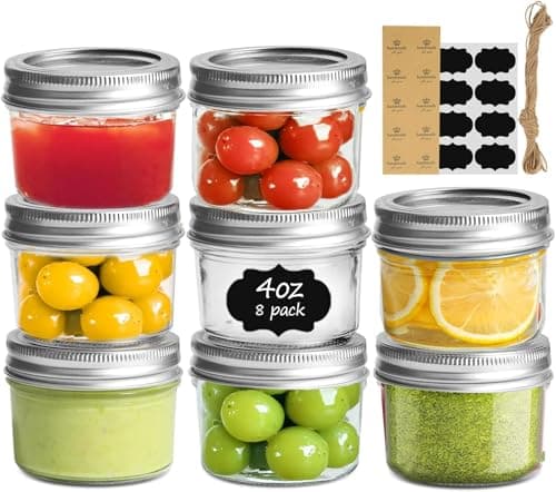 ComSaf Mini Mason Jars 4oz – Recenzja i Test 8-Pak