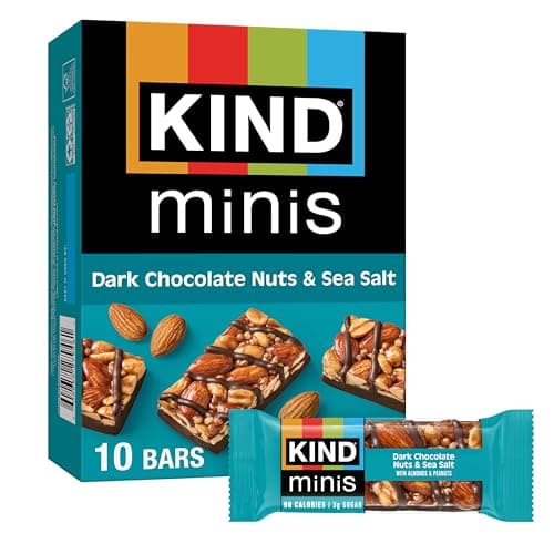 Barres KIND Minis Chocolat Noir Noix & Sel Marin – Mon Test Complet