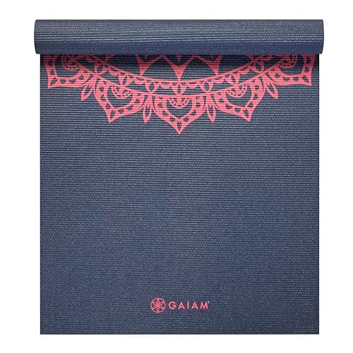 Gaiam, Yoga Mat 4 Mm Pink Marrakesh