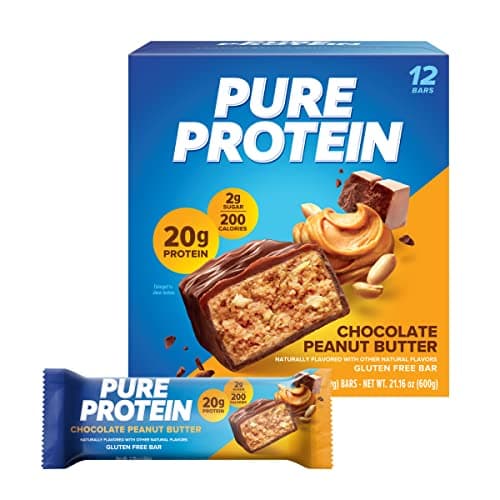 Pure Protein Chocolate Peanut Butter Protein Bars Review – 20g Eiwit