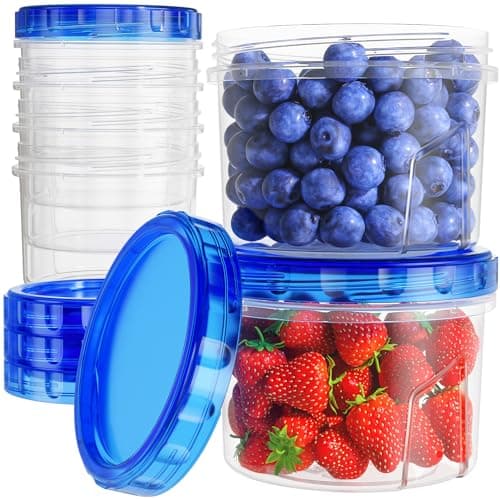 Récipients de stockage freezer HOMETALL (6×16 oz) – Test et avis 2025