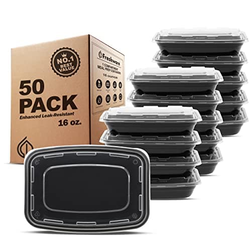 Pojemniki Freshware do Meal Prep – Recenzja 2025 [50 szt.]