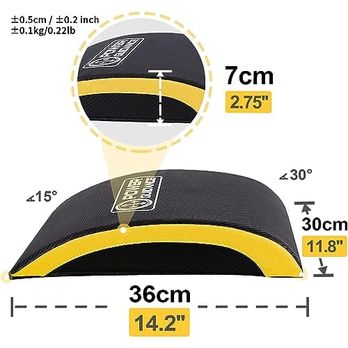 POWER GUIDANCE Ab Exercise Mat - Sit Up Pad - Abdominal & Core Trainer Mat for Full Range of Motion Ab Workouts