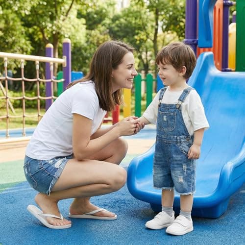 STQ KIDS Wide Toe Box Barefoot Shoes Zero Drop Toddler Boy Shoes Lightweight Girls Sneakers Non-Slip Preschool Kids First Walking Running Tennis Shoe Daycare All White Toddler Size 7