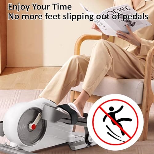 4 Pcs Pedal Straps, Perfect for Under Desk Elliptical Peddler Foot & Leg Pedal Exercixer for Seniors Fitness Home Sports Accessories