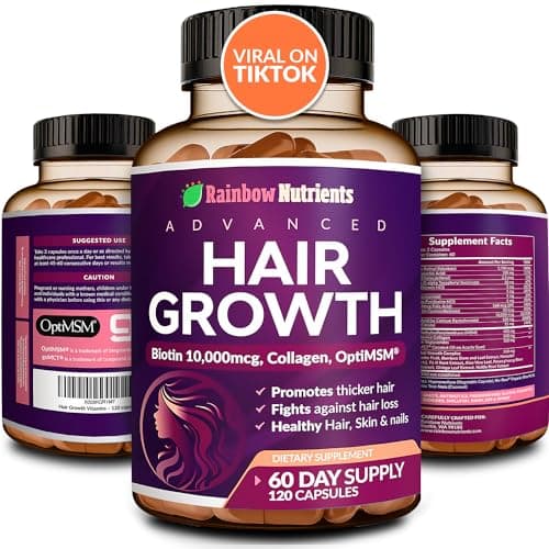 Rainbow Nutrients Hair Growth Vitamins for Women Review 2025