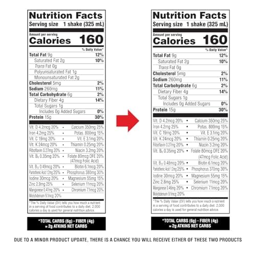 Atkins Dark Chocolate Royale Protein Shake, High Protein Shakes, Low Glycemic, Low Carb and Low Sugar Chocolate Flavored Protein Shakes, Keto Friendly, 12 Count