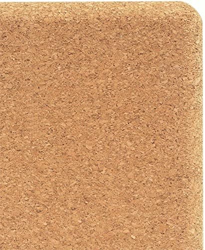 Cork Yoga Blocks 2 Pack Set -Natural Cork from Portugal, 9"x6"x4" Yoga Blocks Non-Slip&Anti-Tilt for Women| Men, Lightweight, Odor-Resistant| Moisture-Proof, Perfect Yoga Equipment
