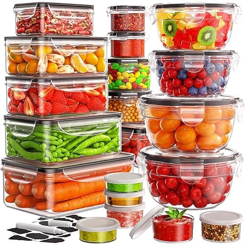 Test des Boîtes de Rangement Alimentaire JSCARES 40 pcs : Mon Avis