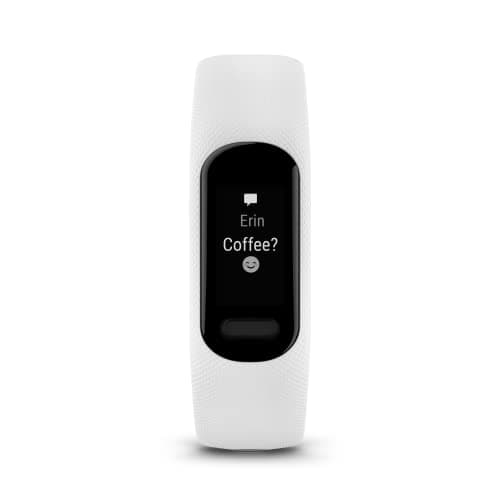 Garmin vívosmart® 5, Fitness Tracker, Long-Lasting Battery, Simple Design, White
