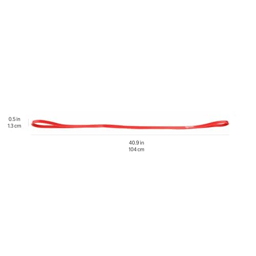 Amazon Basics Resistance Pull-Up Bands for Exercise, Workout, Stretching and Muscle Training, 1/2 Inches, 10 to 35 Pounds, Red