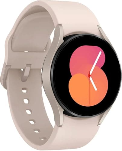 Samsung Galaxy Watch 5 (40mm, WiFi + 4G LTE) 1.2" Super AMOLED Smartwatch GPS Bluetooth w/ Advanced Sleep Coaching, Bioactive Sensor, Water Resistant R905U (Generic Charger, Pink Gold) (Renewed)